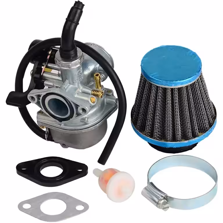 ATV Carburetor 50cc–125cc with Manual Choke, Air Filter, and Gaskets – Reliable ATV Parts