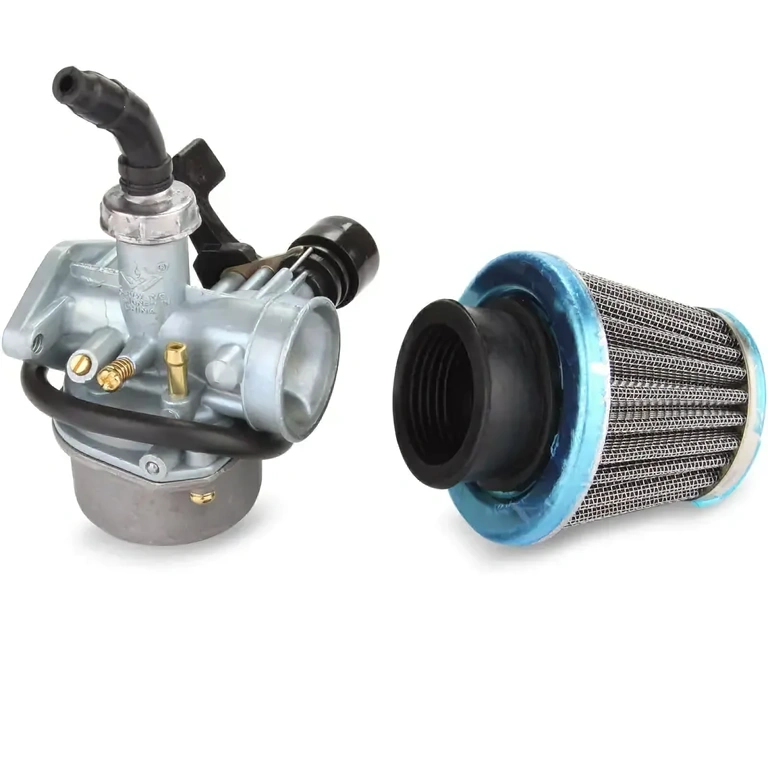 Mini ATV carburetor kit with intake system Carburetor with fittings and air filter for mini ATVs
