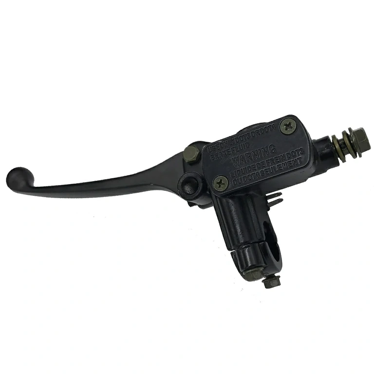Hydraulic brake lever compatible with ATVs and dirt bikes