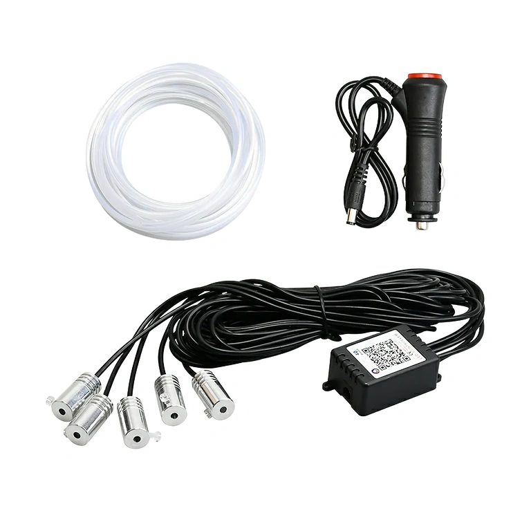 Flexible RGB neon wire for car lighting 6 meters Flexible RGB neon wire for car ambient lighting