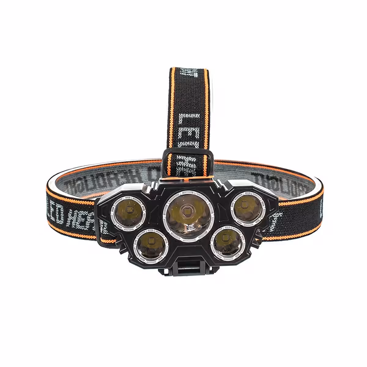 LED flashlight with long beam, ideal for outdoor activities