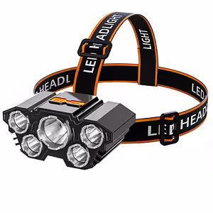 Professional LED Headlamp with Rechargeable Battery – Powerful, Long Runtime for Fishing and Camping