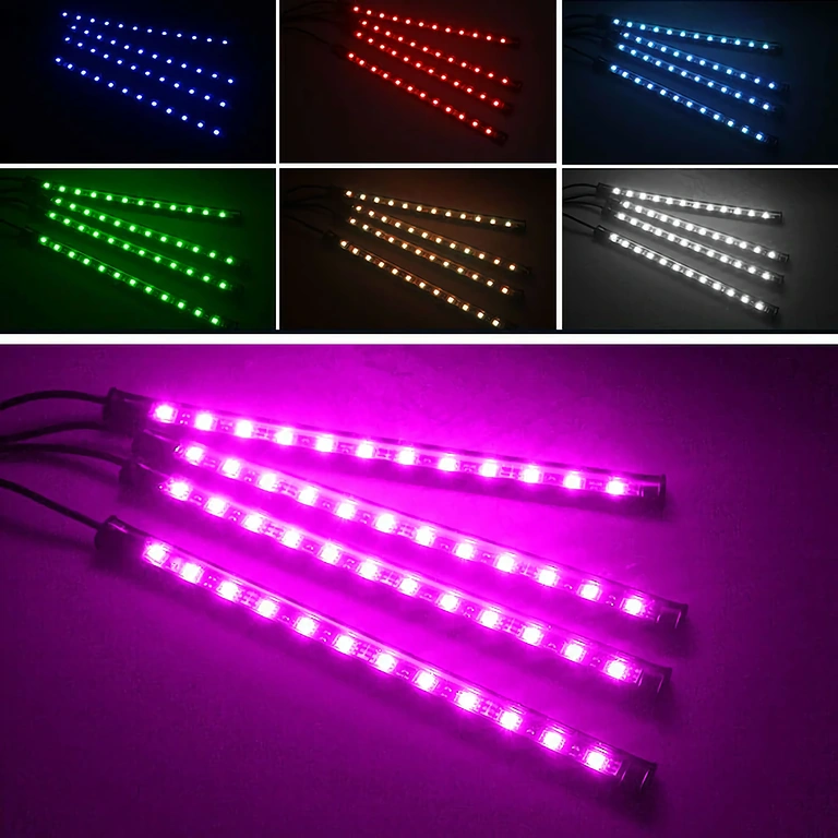 RGB ambient lights for comfortable car atmosphere