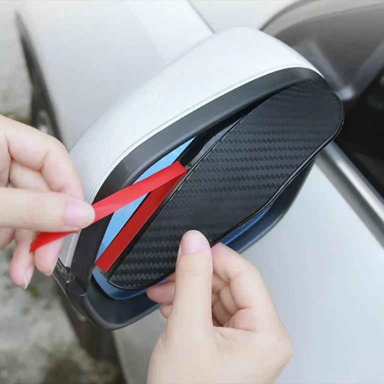 Car mirror guards with 3M adhesive strip Mirror guards with 3M double-sided tape for secure mounting