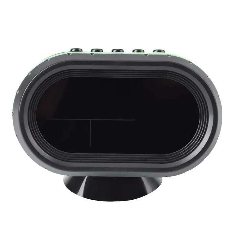 Voltmeter and digital thermometer with illumination for car