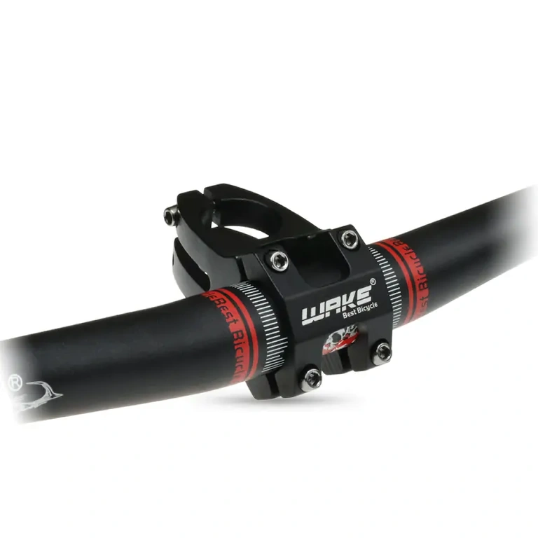 Short black aluminum handlebar stem for bike Black aluminum short stem for MTB, enhanced comfort and control