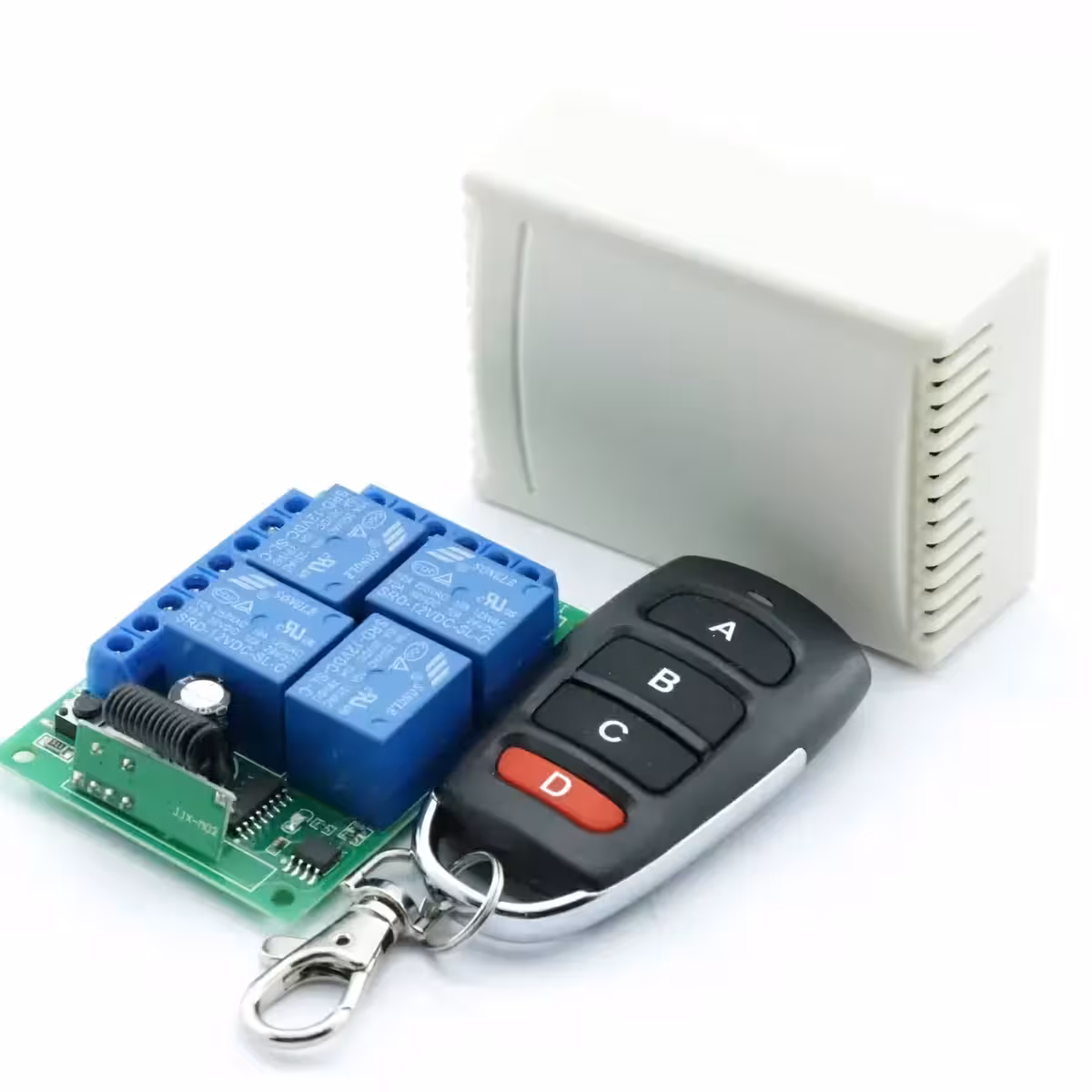 Wireless relay module, 433.92 MHz frequency, 12V power supply