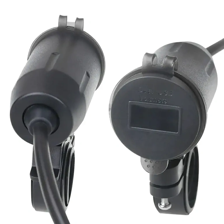 Dual USB port charger for bicycle and motorcycle