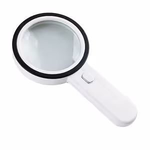 Professional LED Magnifying Glass 30X – Large Lens for Detailed Viewing