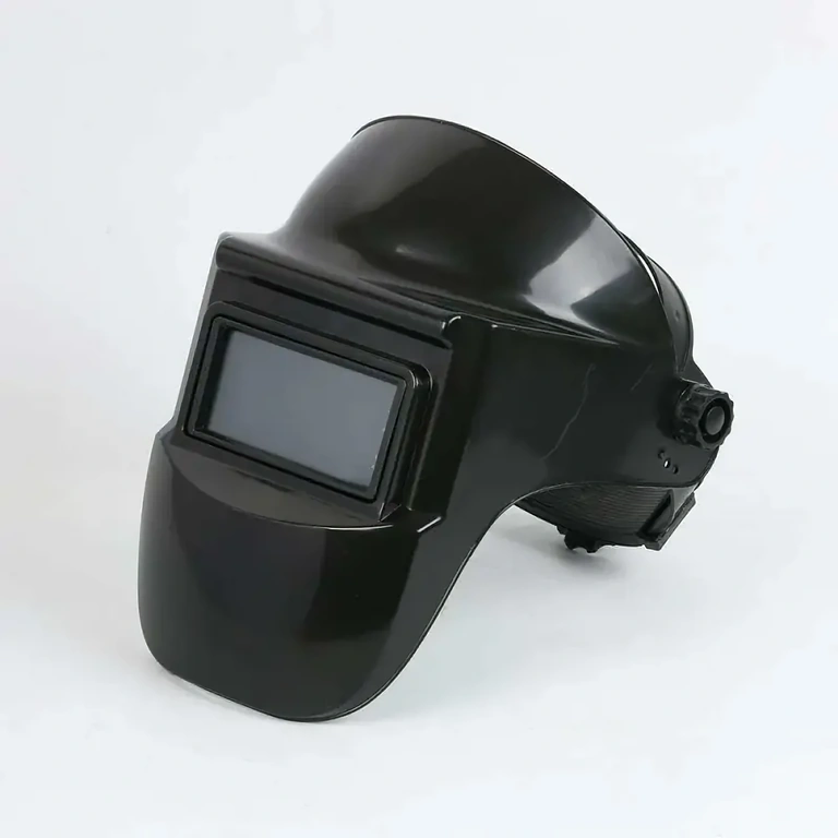 Auto-darkening mask with DIN 9–13 adjustment and enhanced comfort