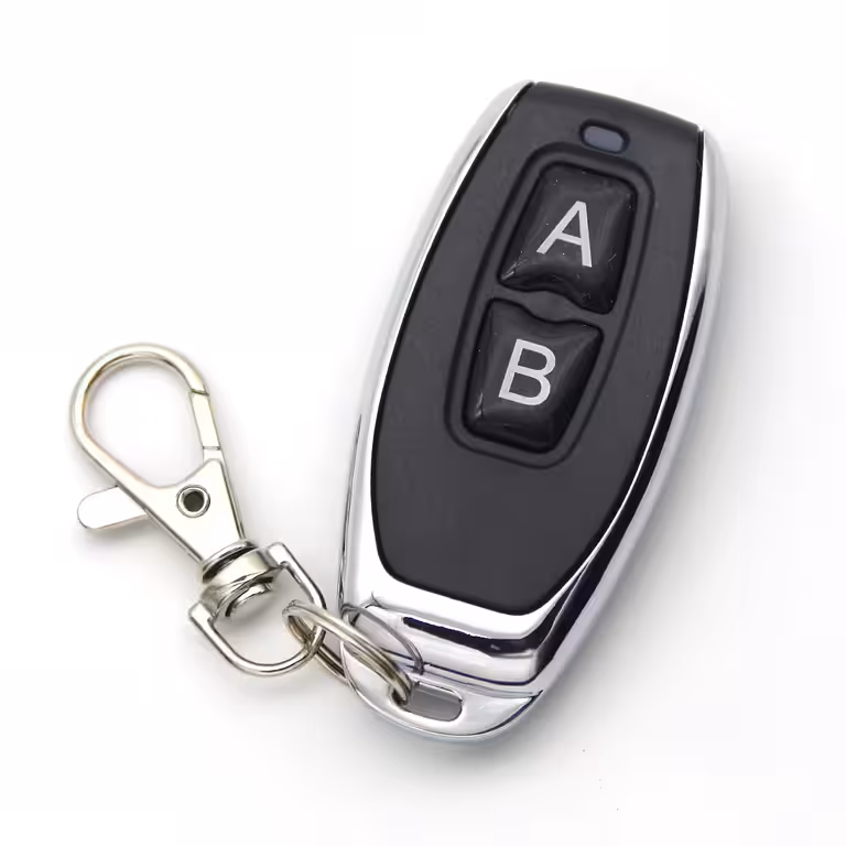 433MHz Remote with 2 Buttons – Compatible with Relay Code 1527