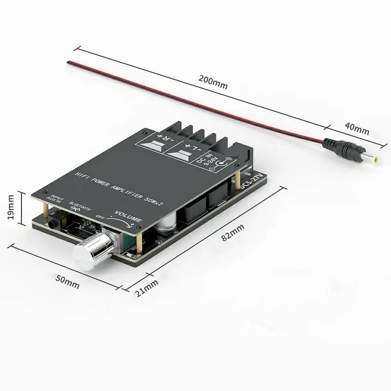 Compact Hi-Fi digital stereo amplifier 2x50W