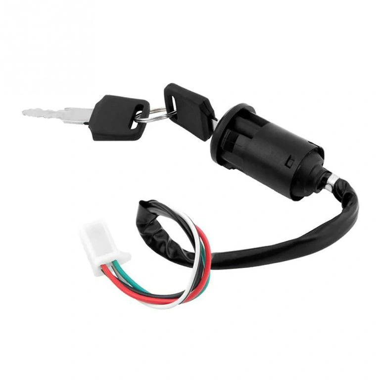 Electric key switch for motorcycles 50cc–250cc