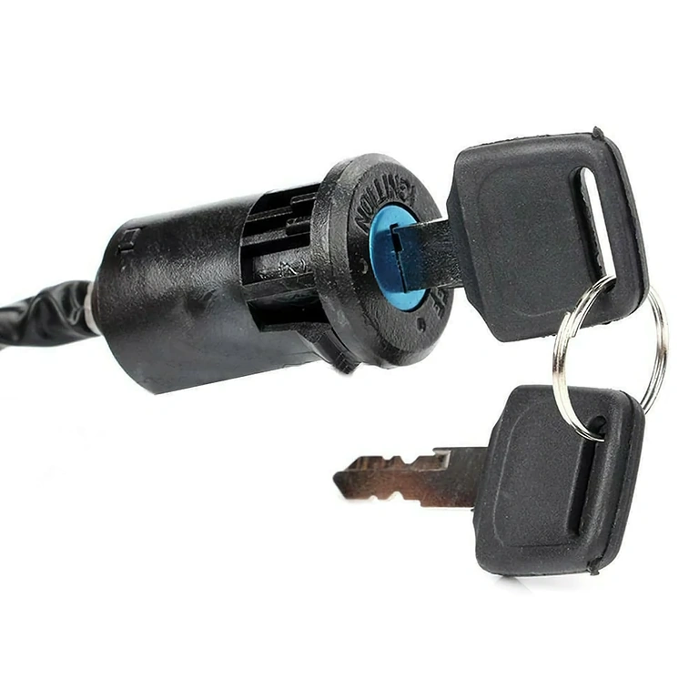 Complete ATV ignition switch with cable and 2 keys included