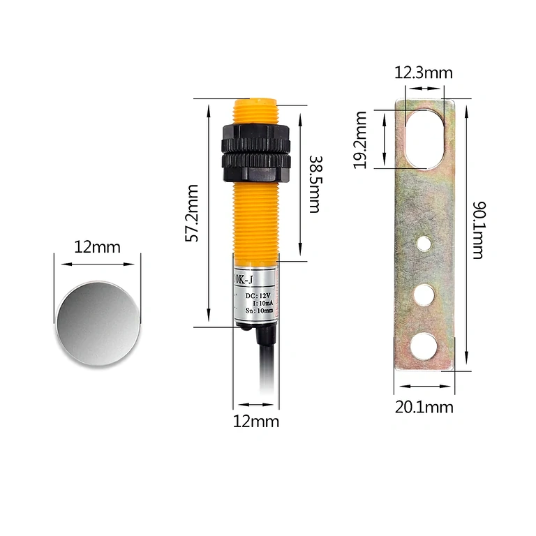 Digital counter with integrated magnetic sensor Digital counter with magnetic sensor for cycle monitoring