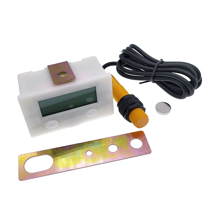 Pulse counter with magnetic sensor Pulse counter with magnetic sensor for counting pulses