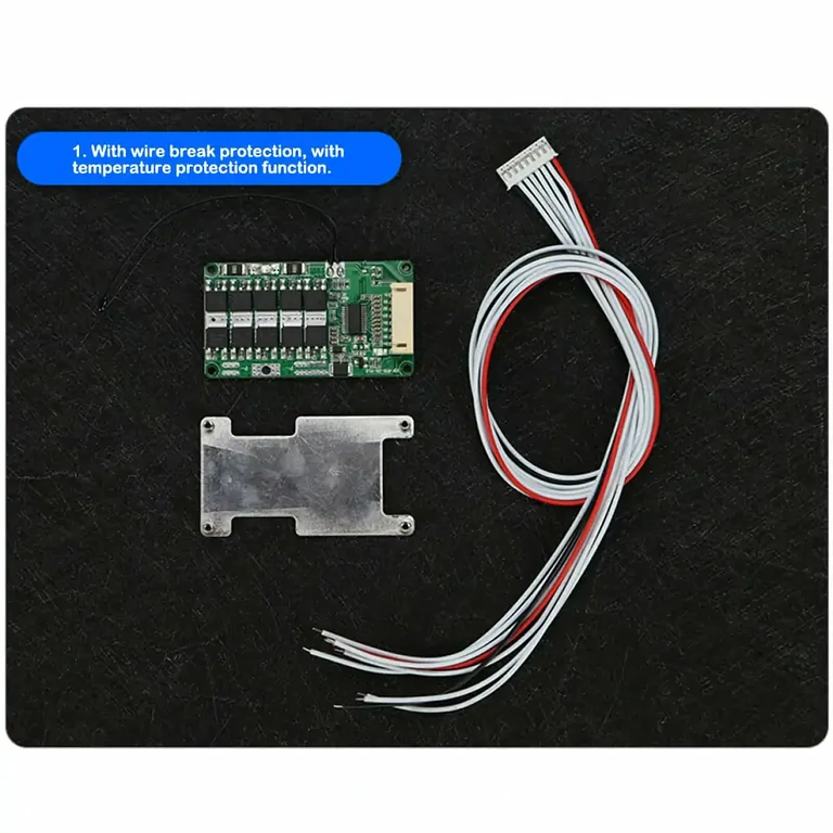 7S 24V 25A battery protection module 7S Li-ion battery protection BMS module with 25A current