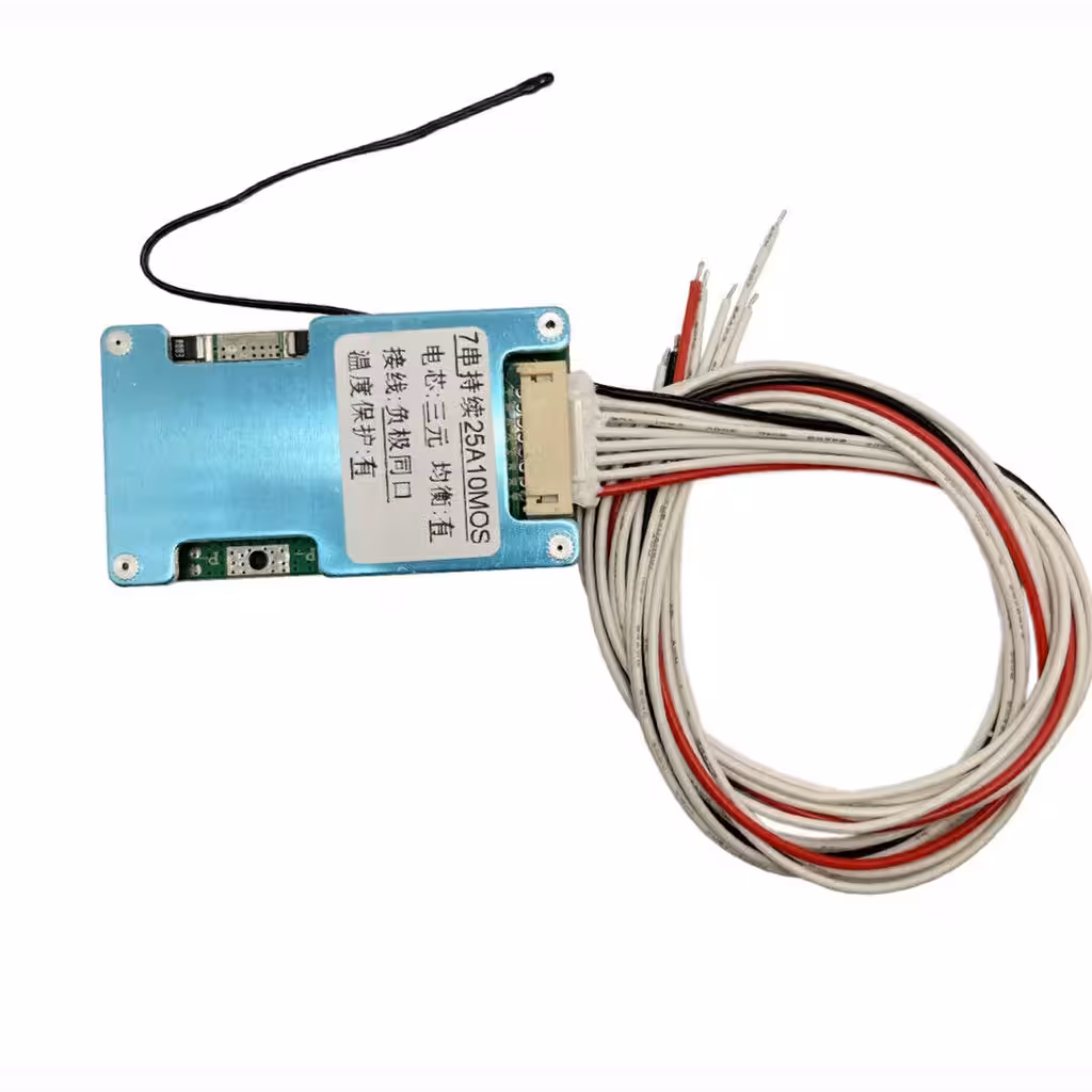 BMS 7S 24V 20A–25A – Charge/Discharge Protection Module for Li-Ion Batteries