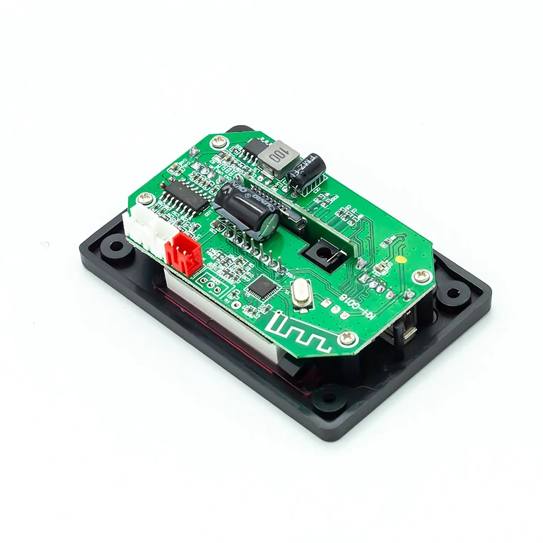 Stereo module with USB and SD card Stereo audio module with USB, SD card, and Bluetooth music playback