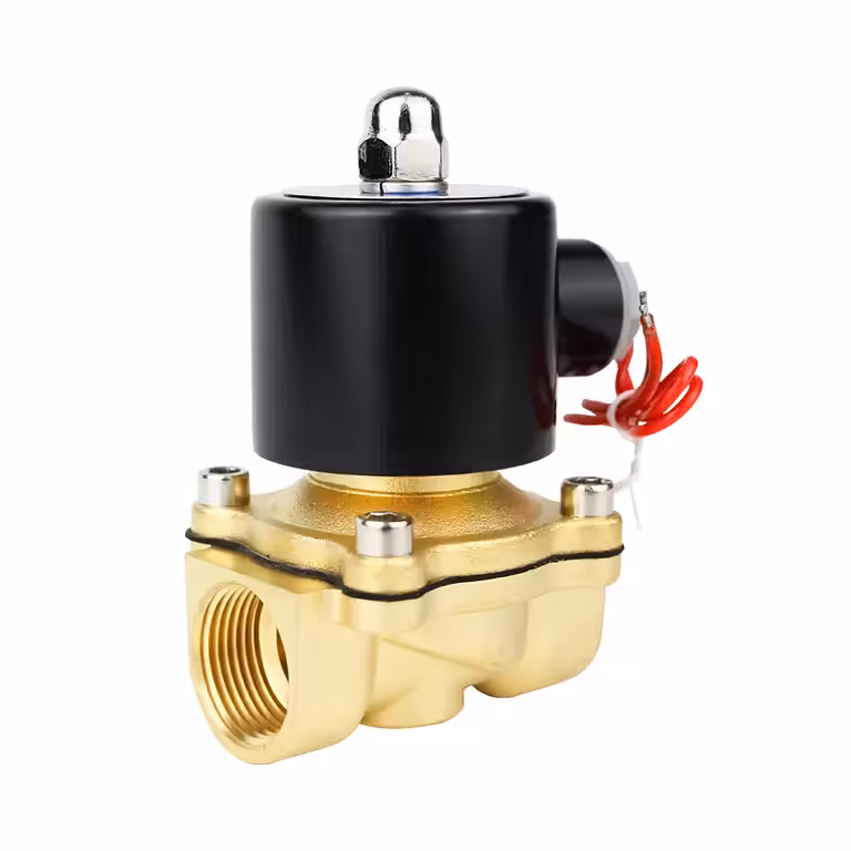 220V 1/2 Inch Normally Closed Solenoid Valve – For Water, Air, Oil – Copper, NBR Seal