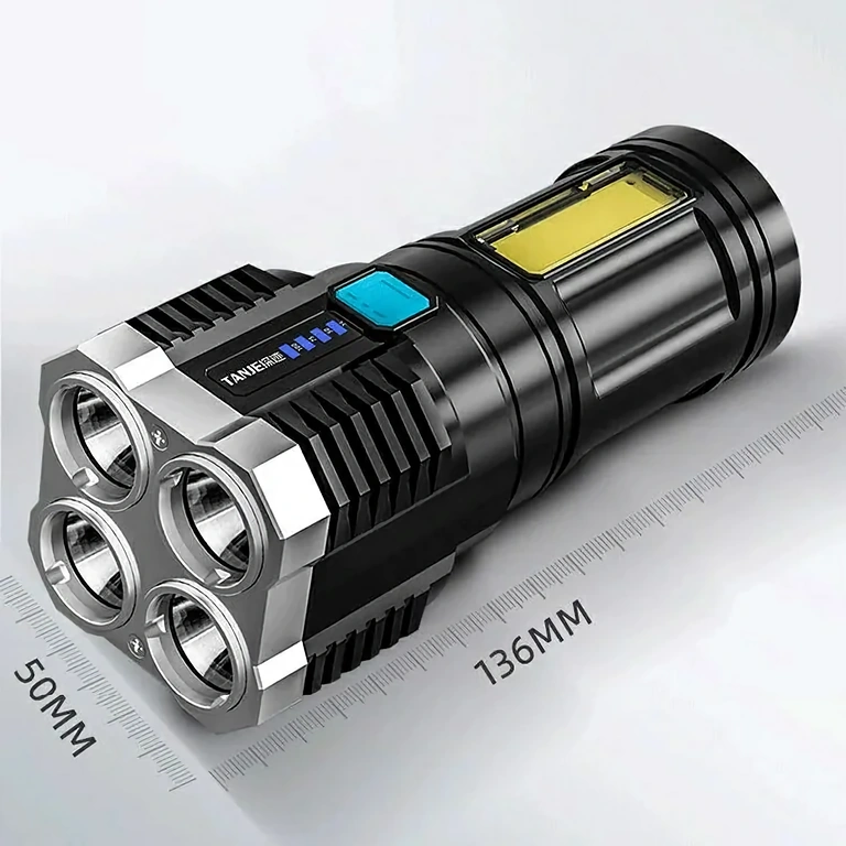 Compact LED emergency flashlight Compact LED light ideal for emergencies