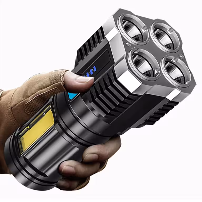 Powerful Rechargeable LED Flashlight – Ideal for Hunting, Fishing, Camping