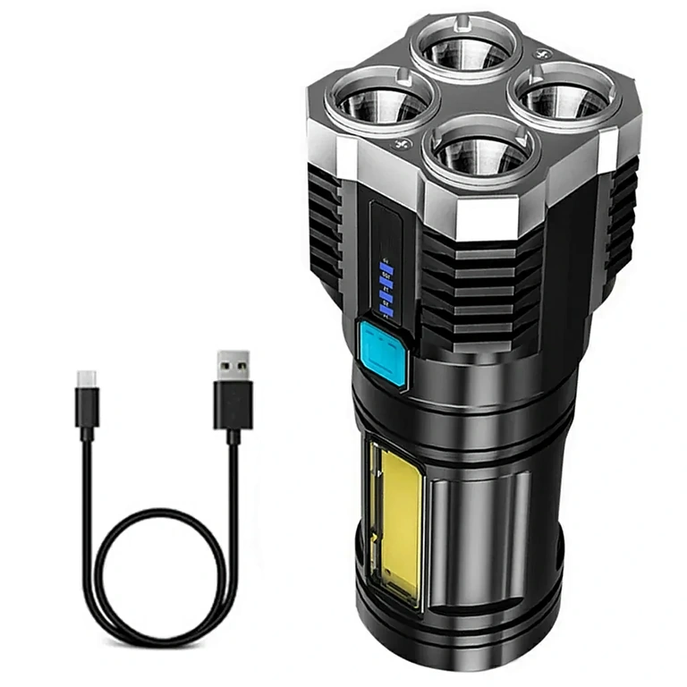 Rechargeable LED flashlight for hunting LED flashlight with very powerful light for hunting