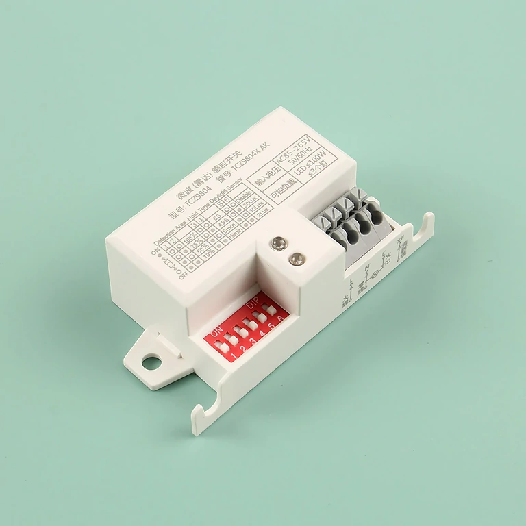 Side view of microwave presence sensor