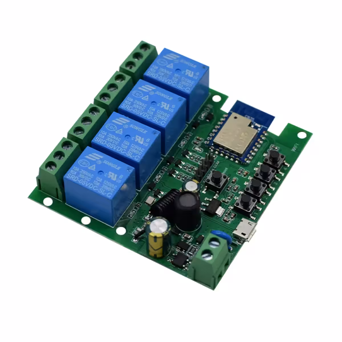 Technical details of electronic board in smart relay