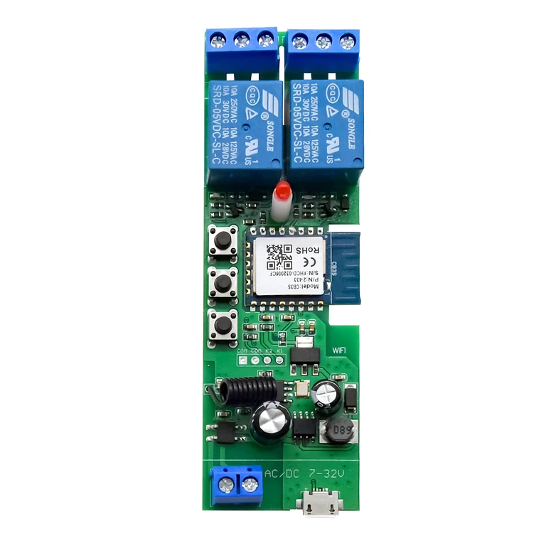 Smart relay module timer function Programming and timer function for smart WiFi relay