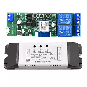 2-Channel WiFi Smart Relay Module 5V–24V – Compatible with Tuya Smart Life