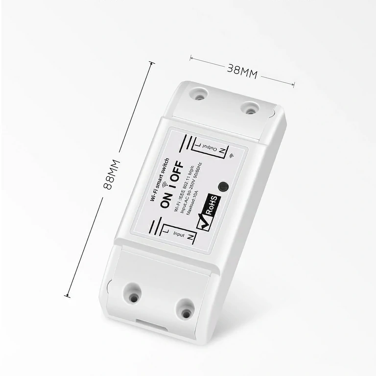 WiFi relay with remote switch function Relay for wireless switch, controllable via smartphone