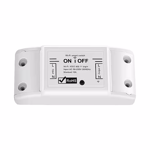 1-Channel WiFi Wireless Relay 220V 10A – Smart Home Automation Tuya Smart Life