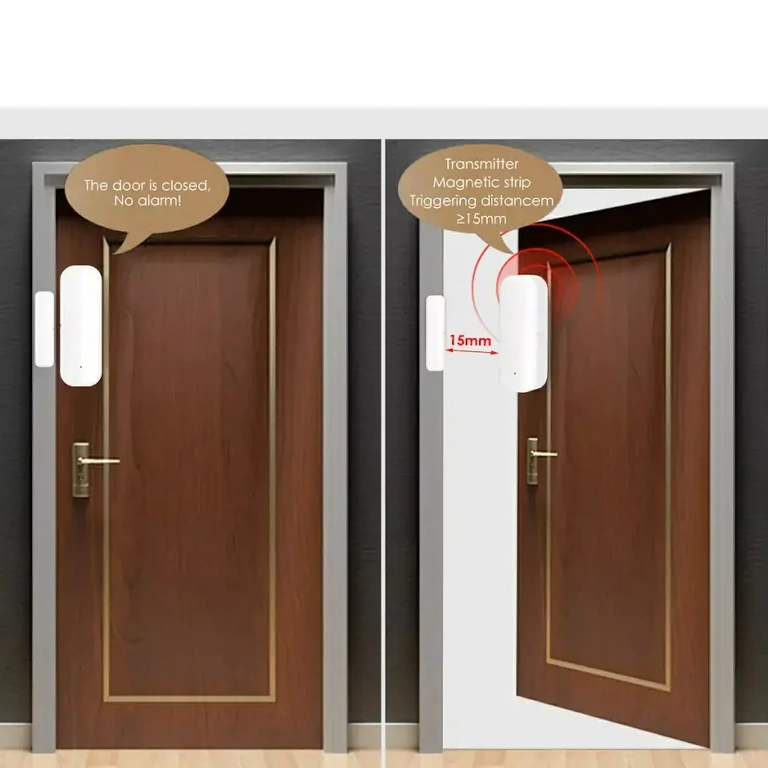 Magnetic sensor for doors and windows Magnetic detection system for quick and easy access