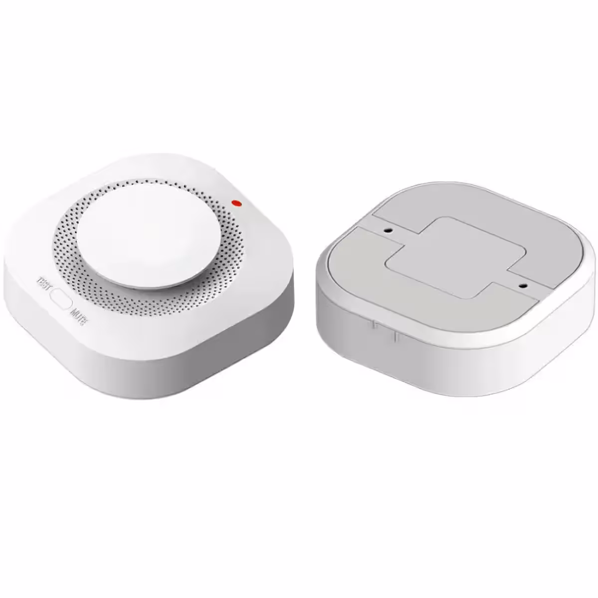 Smoke detector with integrated WiFi, smart home compatible