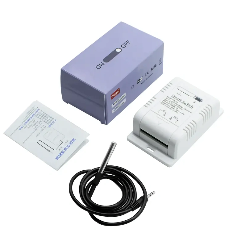 Smart switch kit with temperature sensor Switch + sensor package for smart thermal control