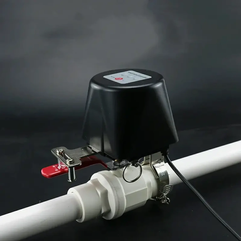 Wi-Fi solenoid valve installed directly on water pipe for automatic control