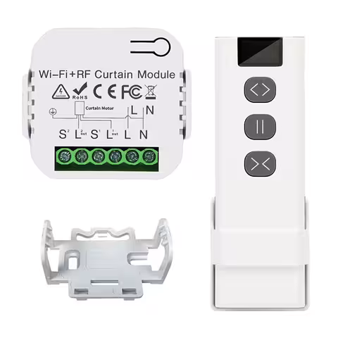 Automatic Roller, Blind, Curtain, Drapery System – WiFi, Tuya, RF Remote