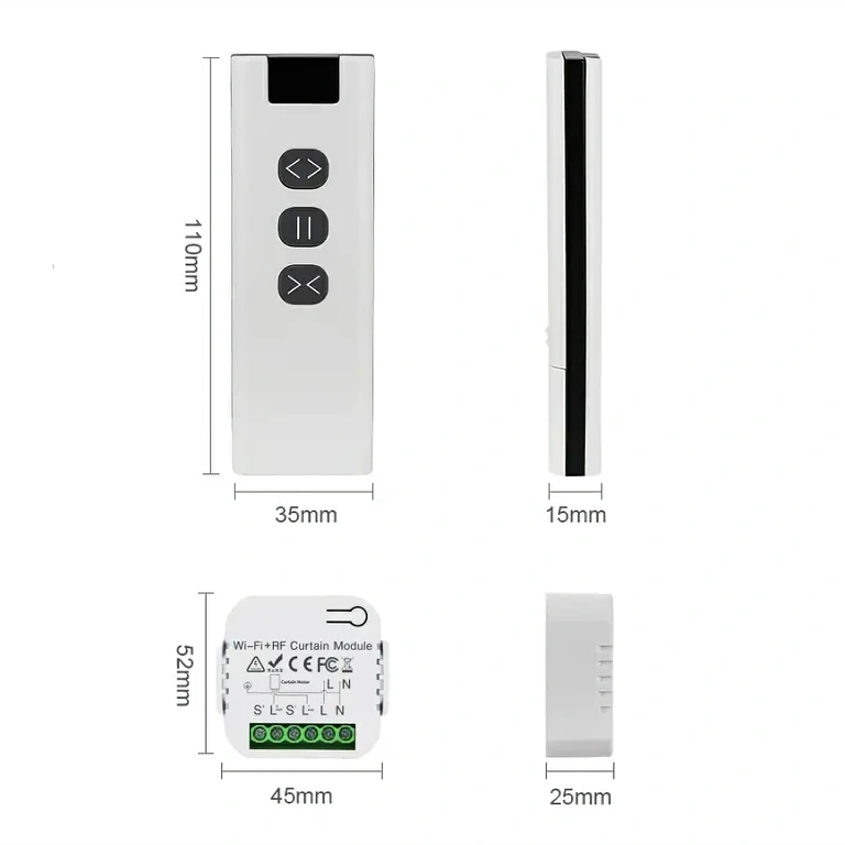 All components of set: controller, remote, and remote holder