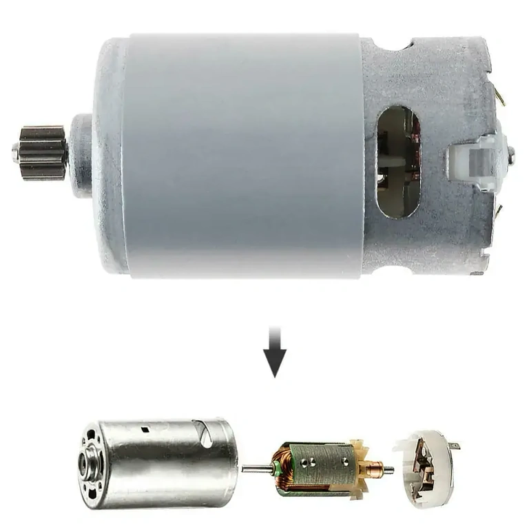 RS550 motor in use RS550 motor integrated into DIY project or tool