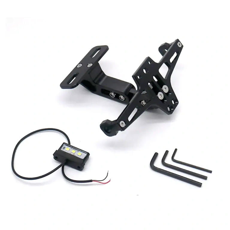 LED light for motorcycle license plate visibility