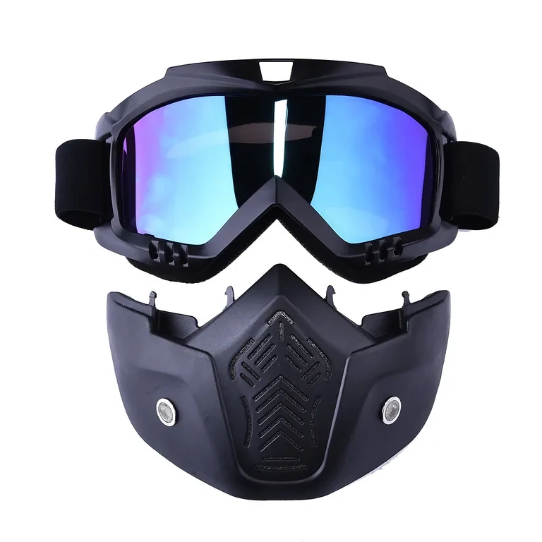 Full-face cycling goggles for total protection Cycling goggles with ergonomic design, dust protection