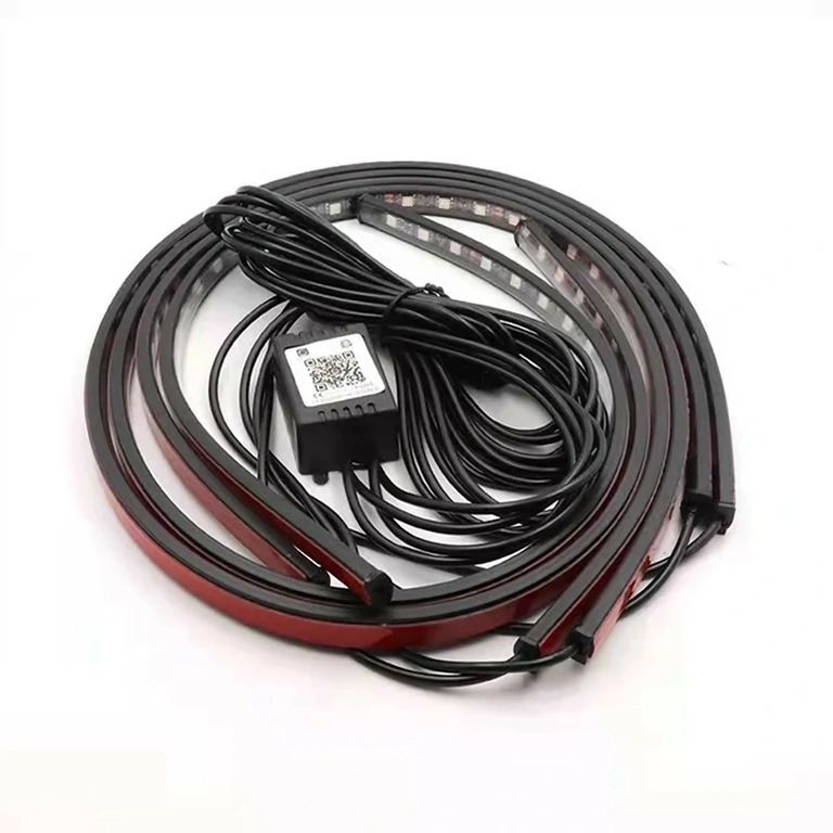 Multicolor LED lighting system for car