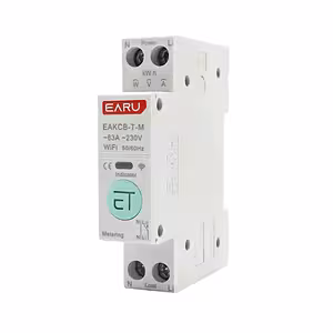 Single-Phase WiFi Electric Meter with Surge Protection and Consumption Monitoring