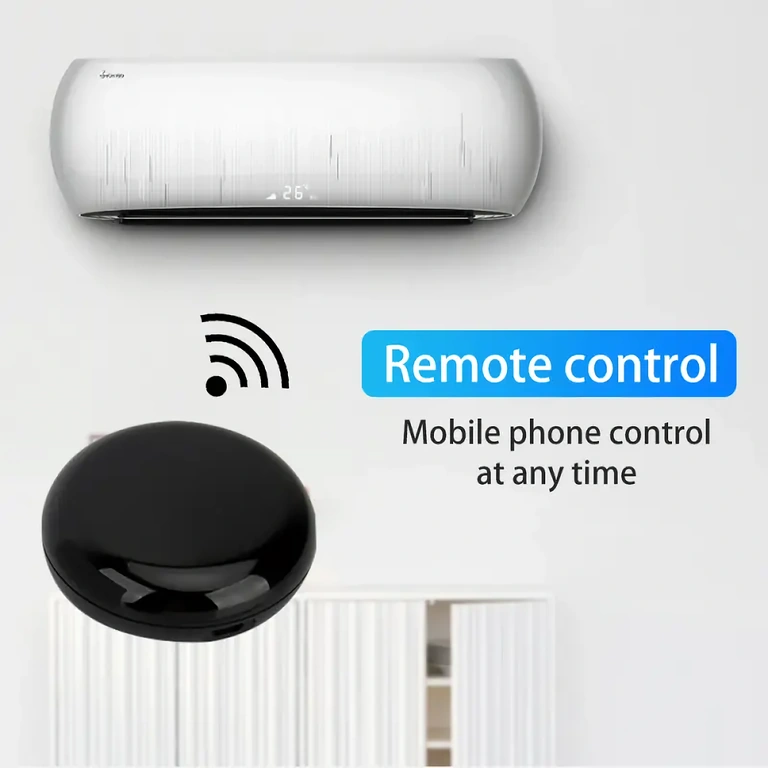 Smart Remote for Temperature Adjustment Smart remote for adjusting air conditioner temperature via phone