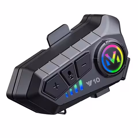 Bluetooth 5.3 Intercom for Motorcycle Helmet – 1000mAh Battery, Extended Runtime