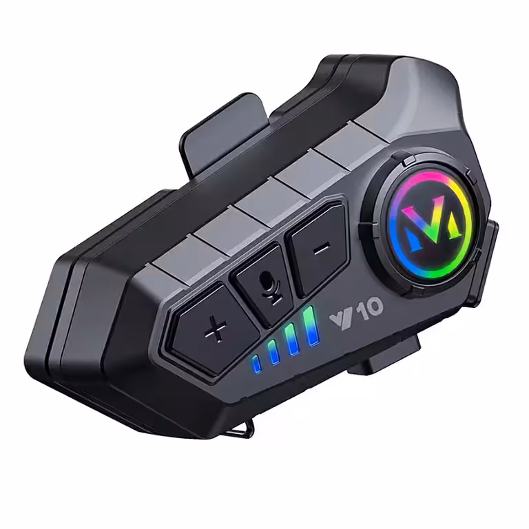 Bluetooth 5.3 Intercom for Motorcycle Helmet – 1000mAh Battery, Extended Runtime