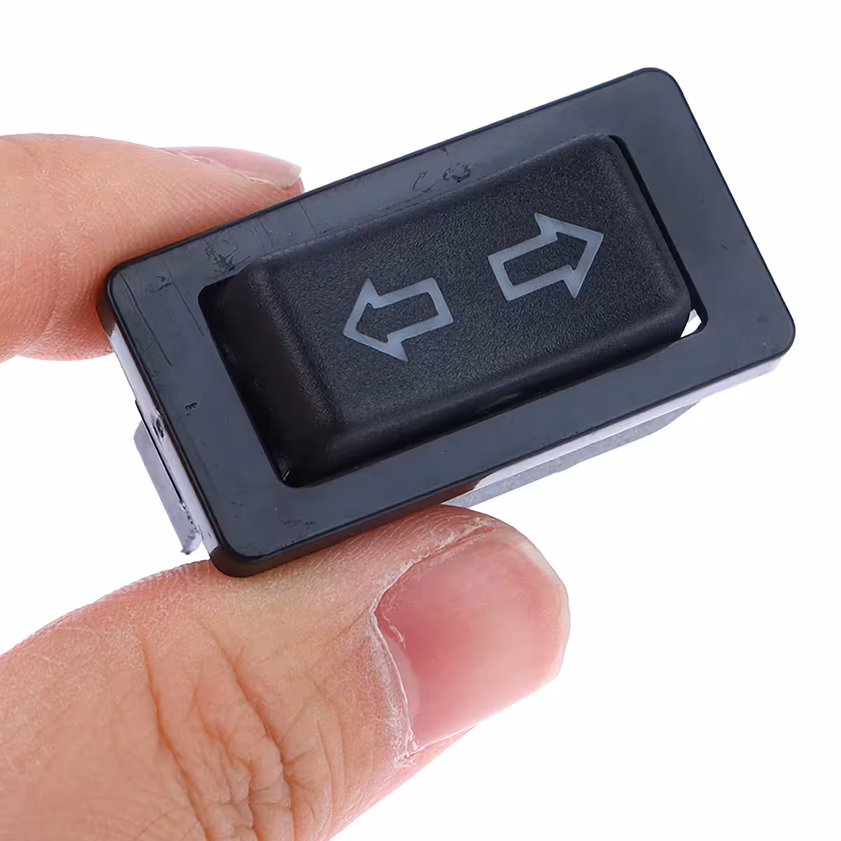 3-position toggle switch with return, direct DC motor control