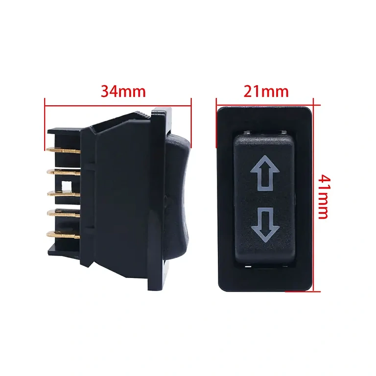 DC Motor Polarity Reversing Button Switch for controlling polarity in DC motors