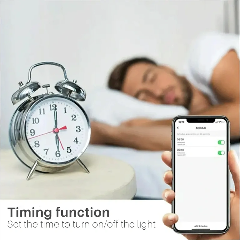 E27 Smart WiFi LED Bulb with Multiple Colors E27 LED bulb with WiFi, adjustable brightness, and custom scenes